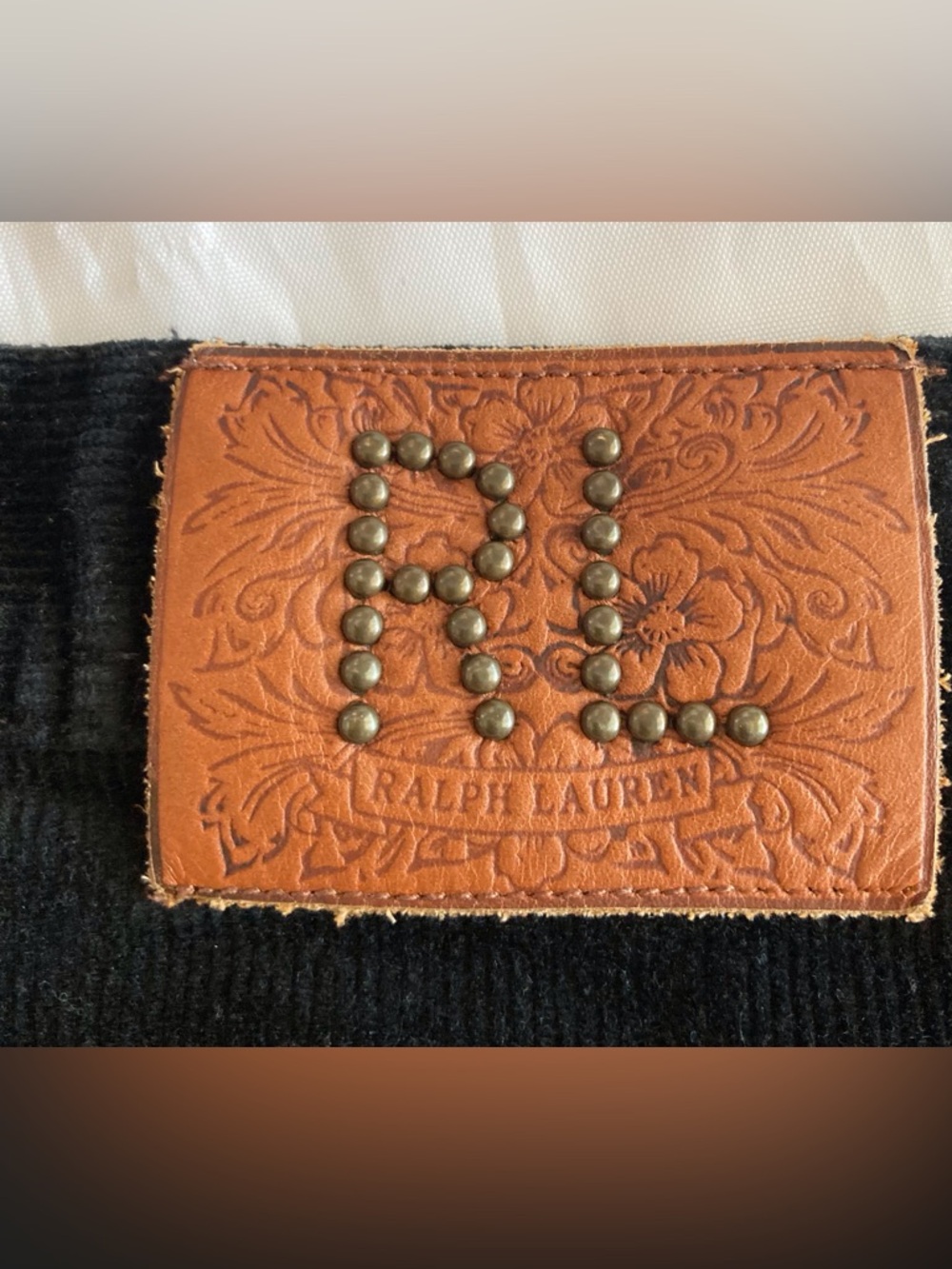 Ralph Lauren Vintage , Ralph Lauren Sport Black Corduroy Bootcut Pants Size 10